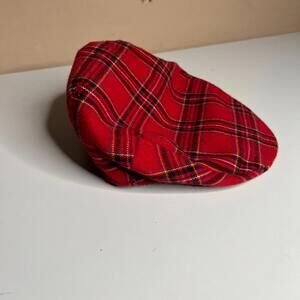 Orvis Sportswear Tailored Plaid Flat Cap‎ Hat Men’s Size M Ivy Cap